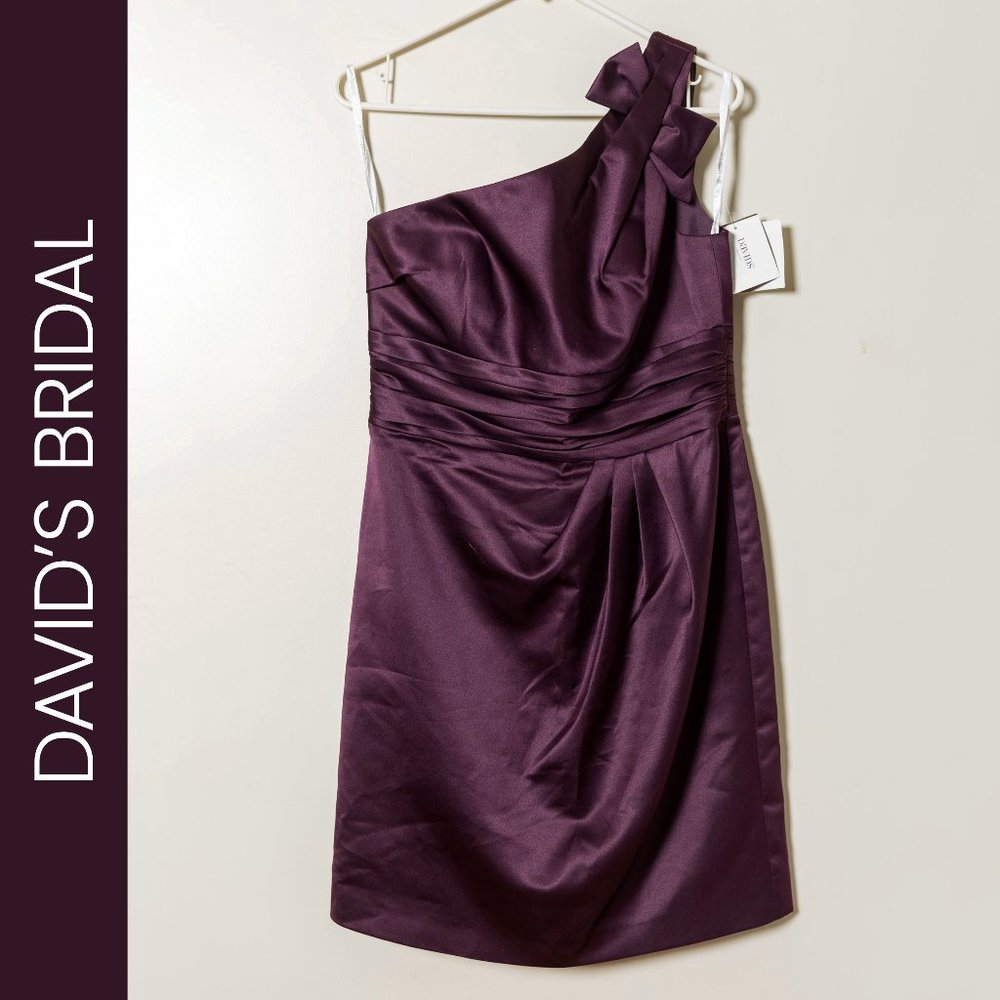 David’s Bridal - Dress NWT - Plum Size 10